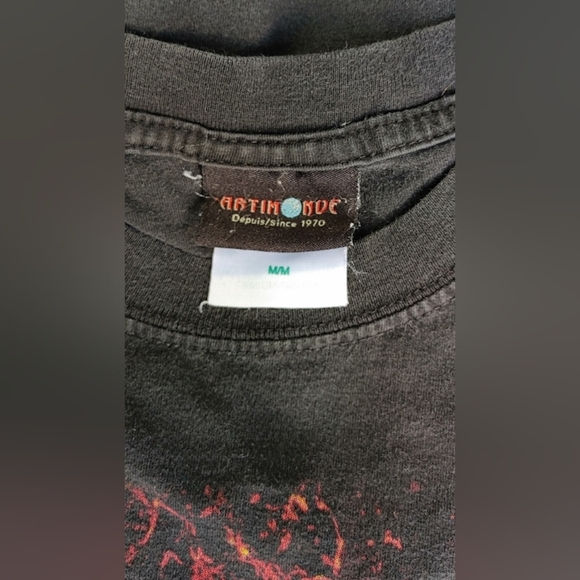 Vtg 2006 Rammstein Industrial Metal Double Sided Print T-Shirt Size (M) - Picture 4 of 5